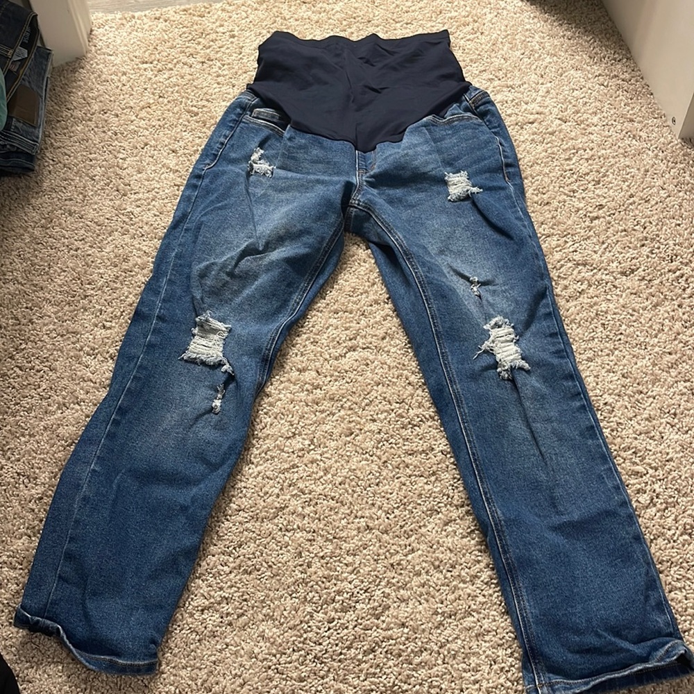 Maternity capri
